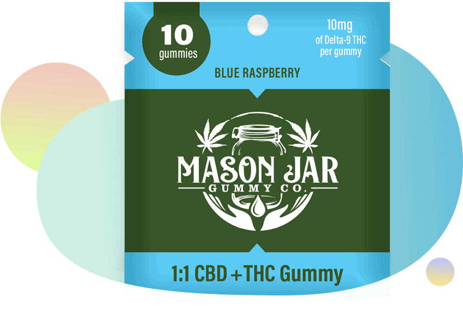 Mason Jar Blue Raspberry